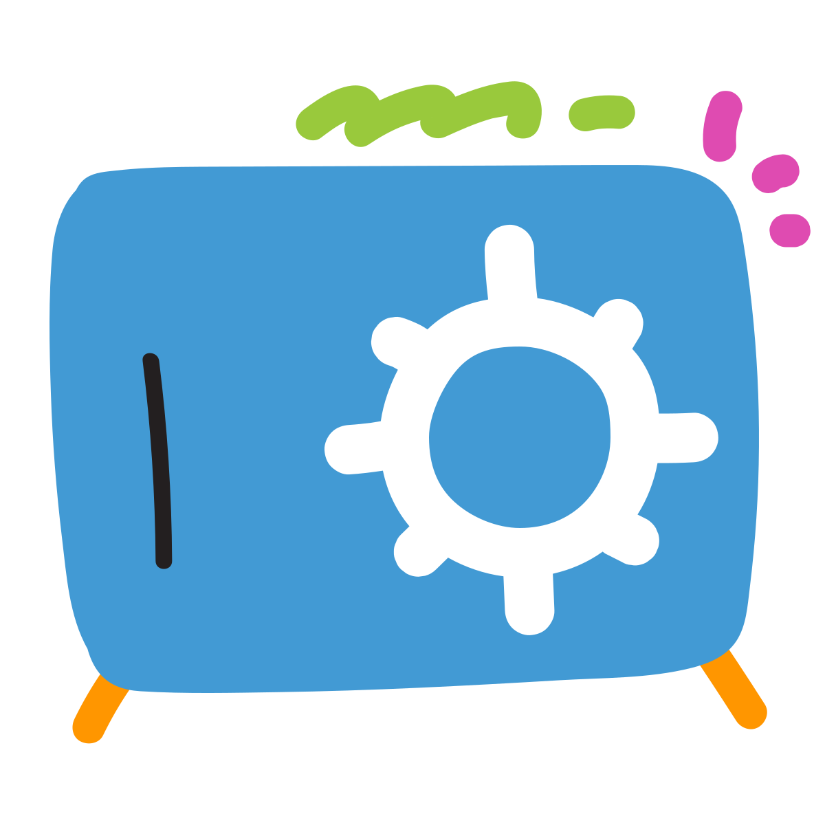 scribby style safe icon