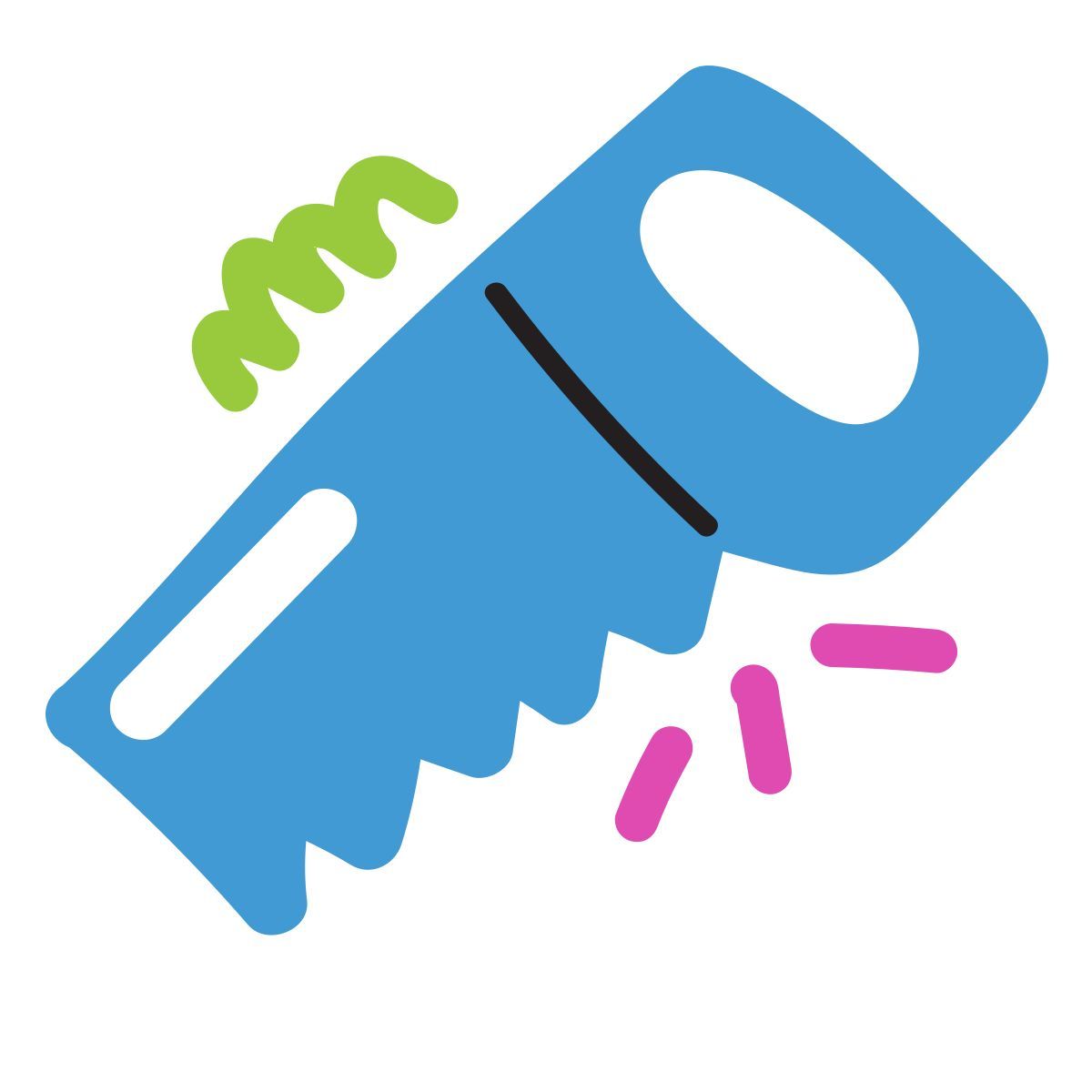 scribby style saw icon