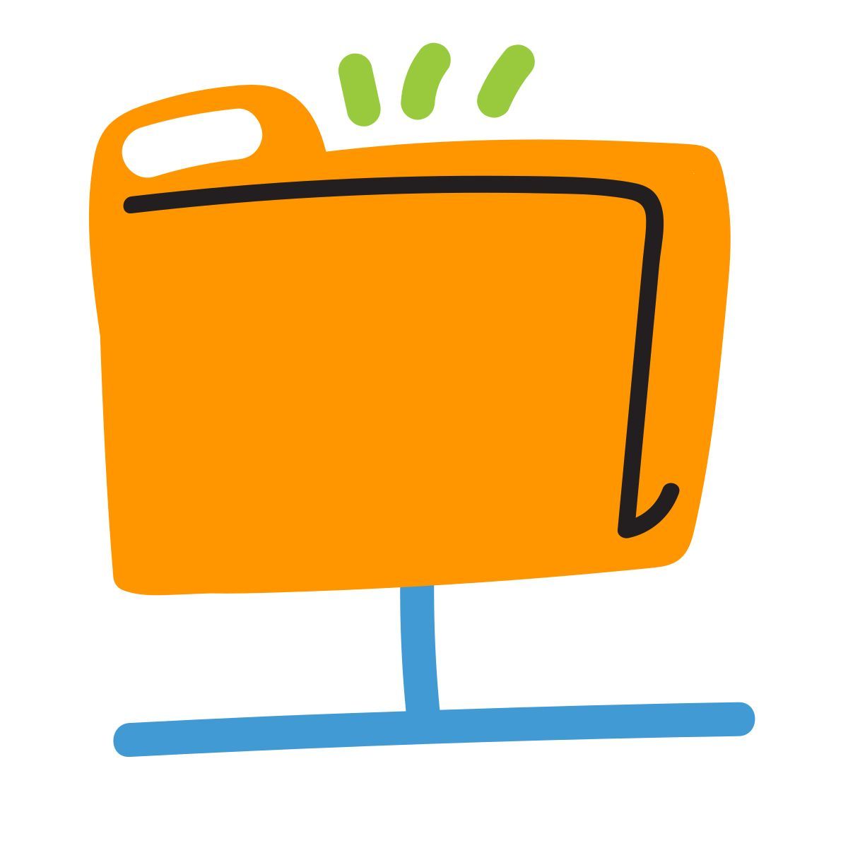 scribby style shared folder icon