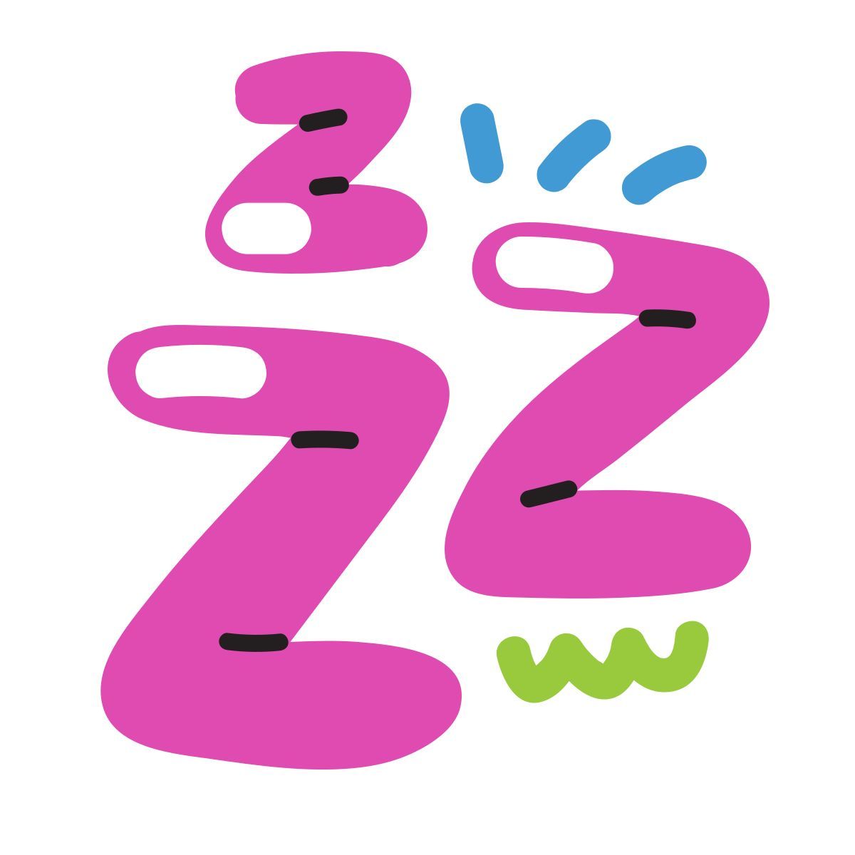 scribby style schlafen icon