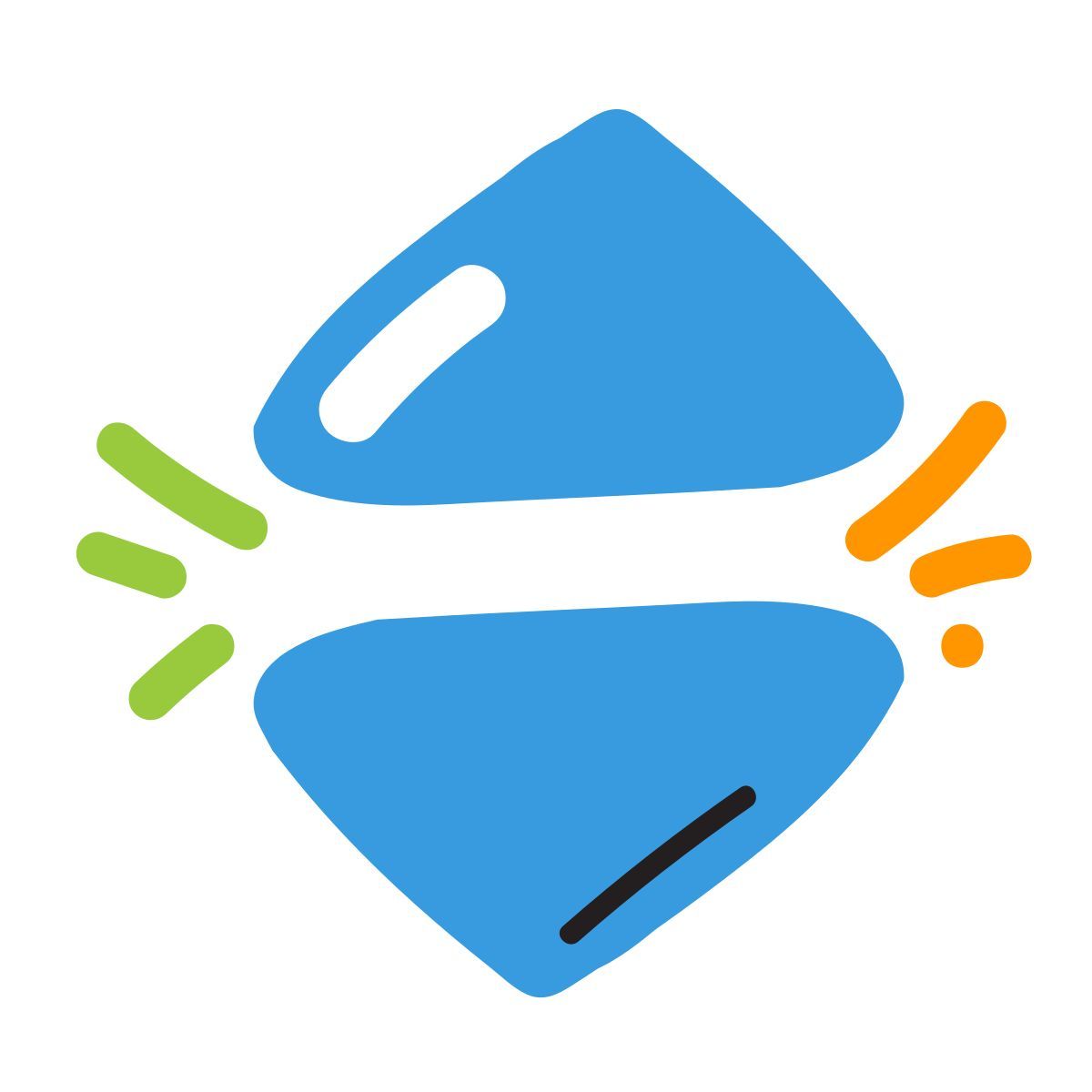 scribby style sorting arrowheads icon