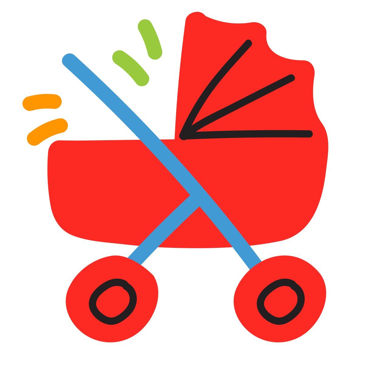 scribby style coche de niño icon