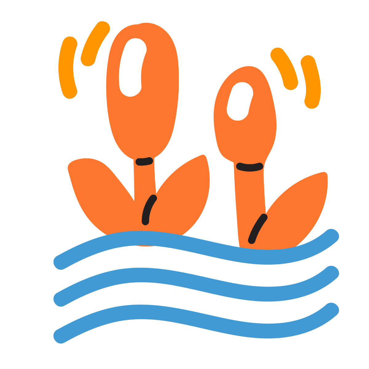 scribby style swamp icon