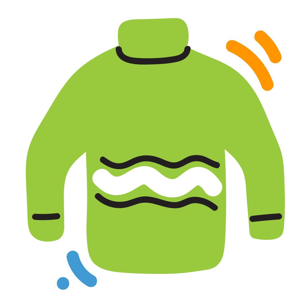 scribby style maglione icon