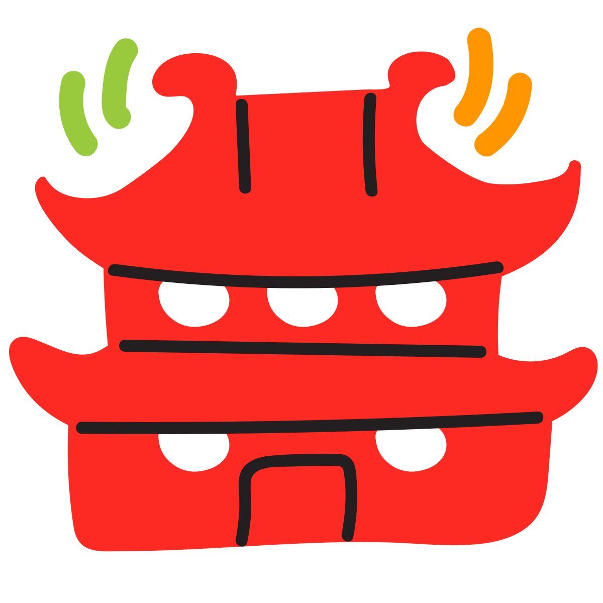 scribby style tempel icon