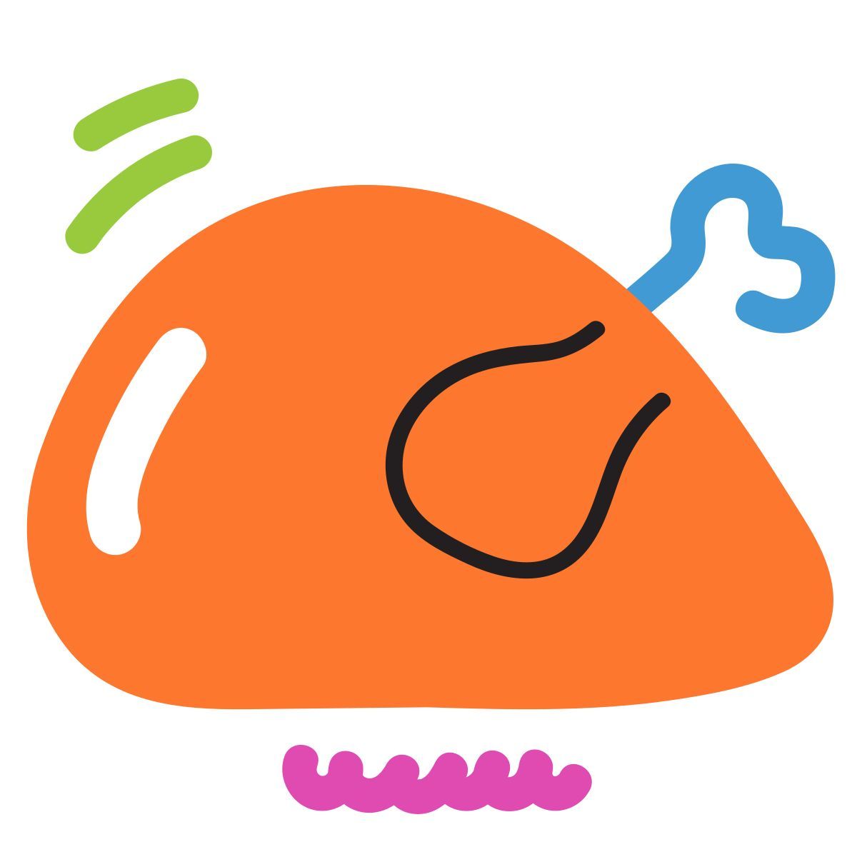 scribby style acción de gracias icon