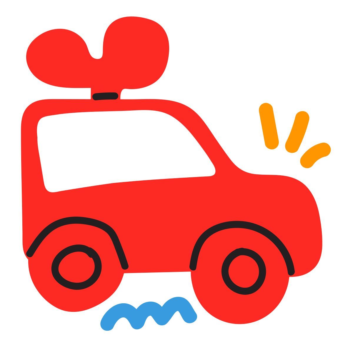 scribby style 玩具车 icon