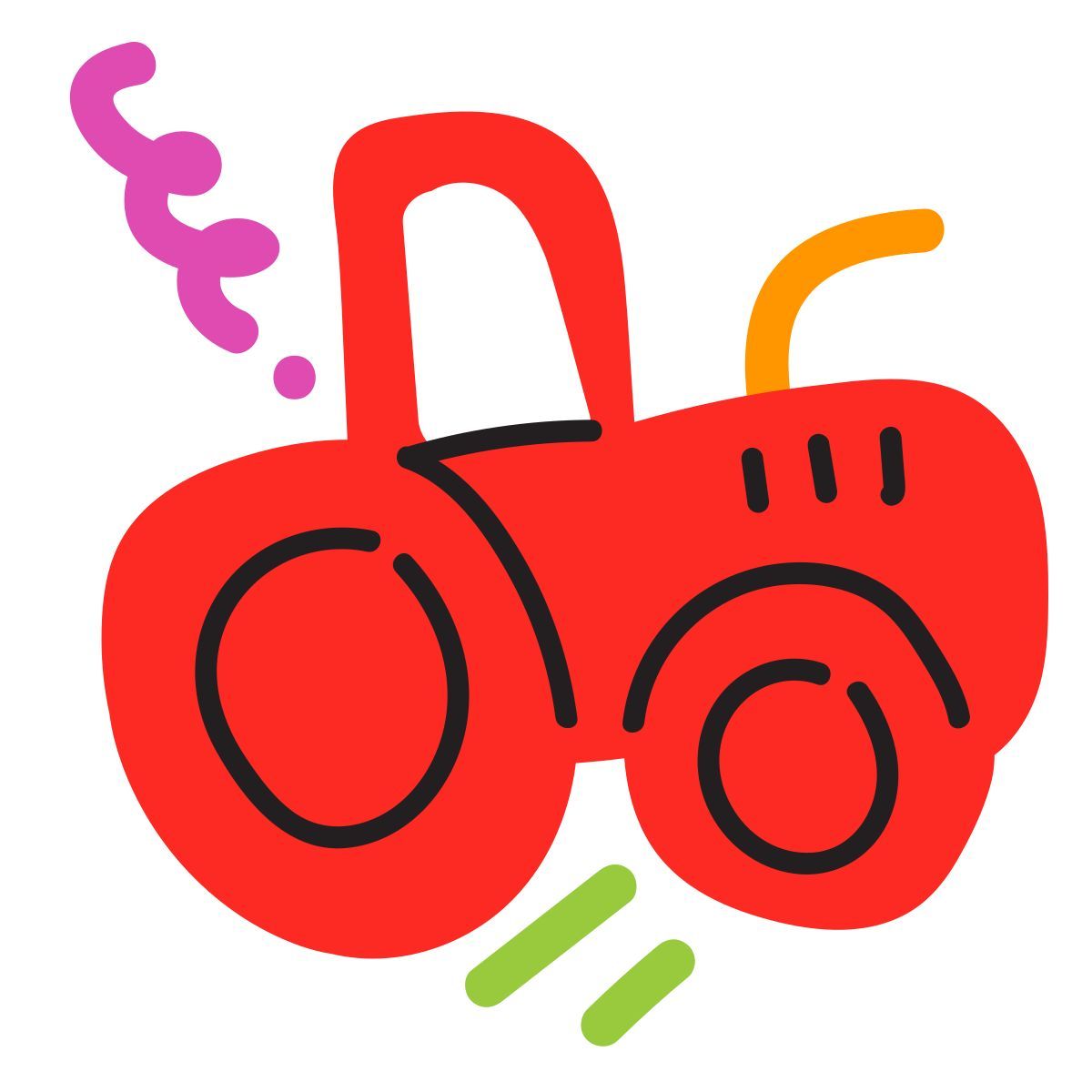 scribby style traktor icon