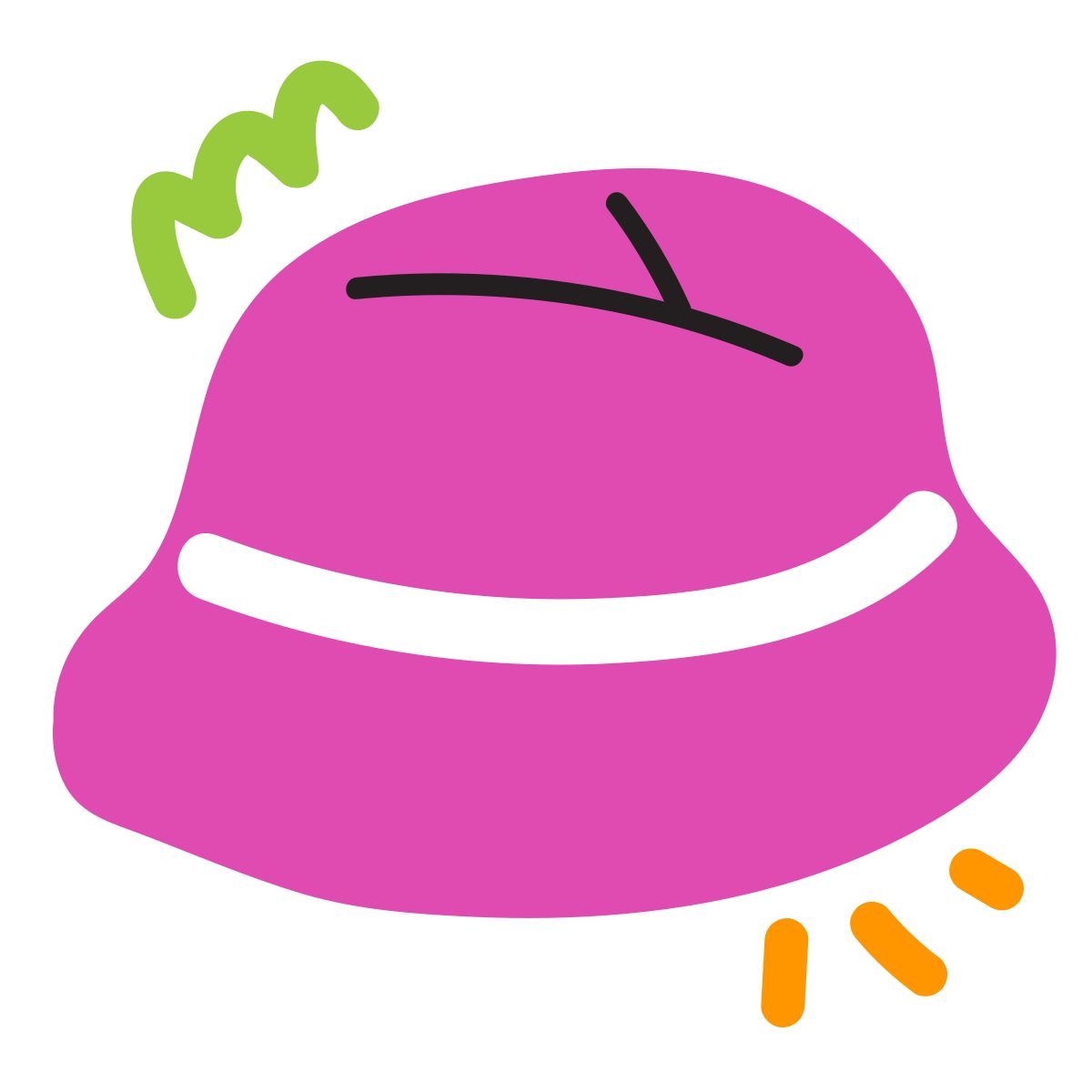 scribby style hat icon