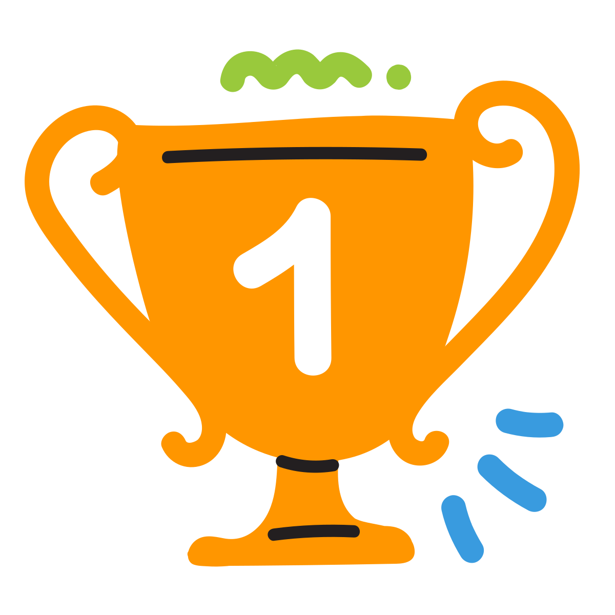 scribby style trophy icon