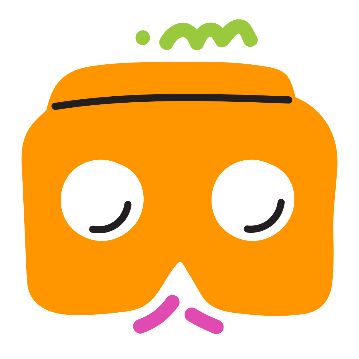 scribby style virtual reality icon