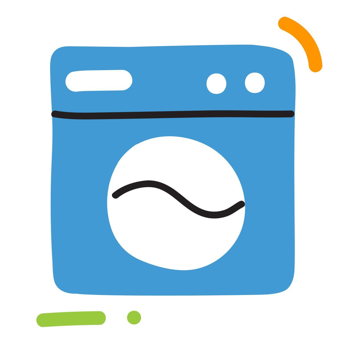 scribby style 洗衣机 icon