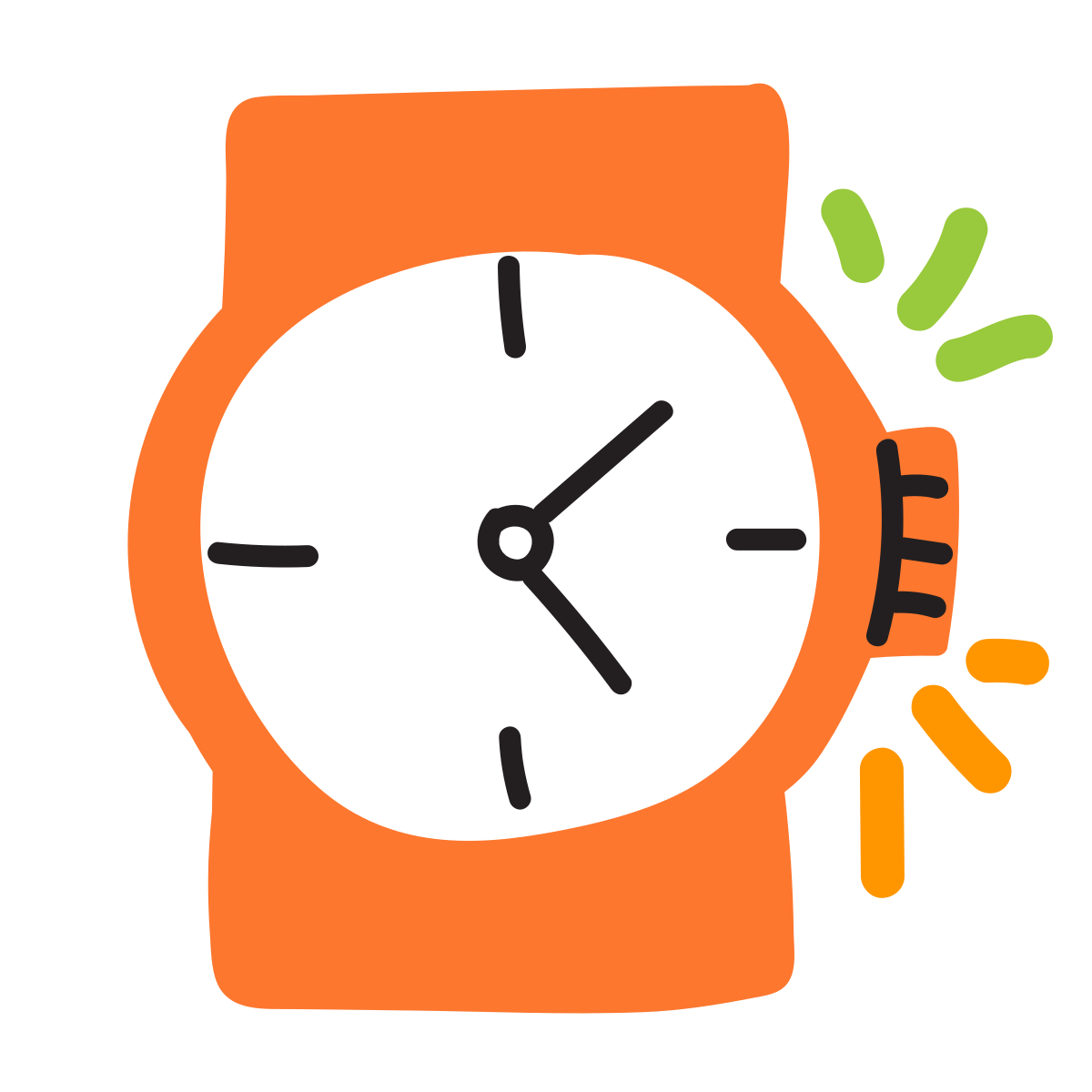 scribby style watches front view icon