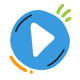 circled play icon
