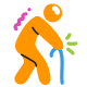 elderly person icon
