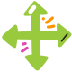 resize four-directions icon
