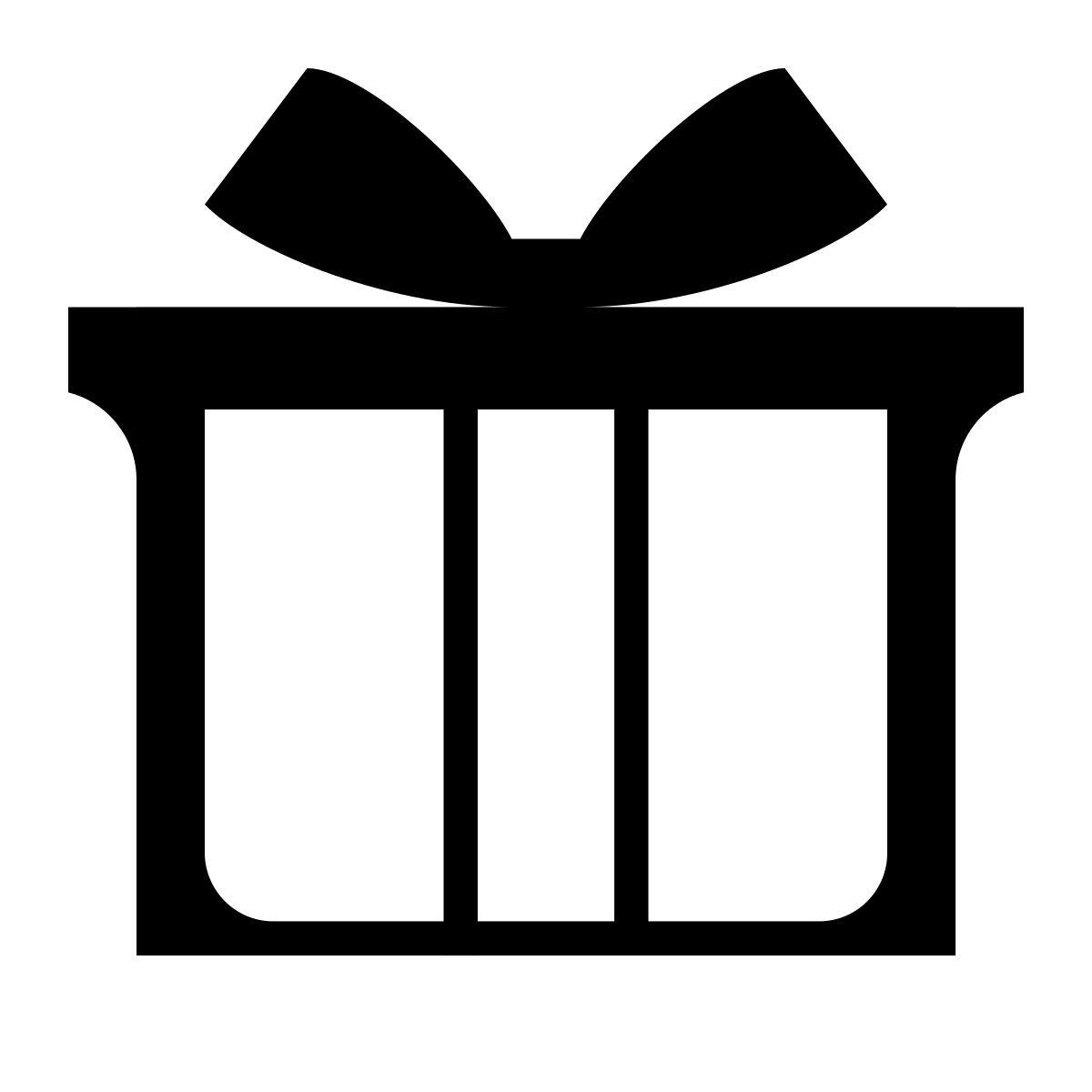 serif style gift icon