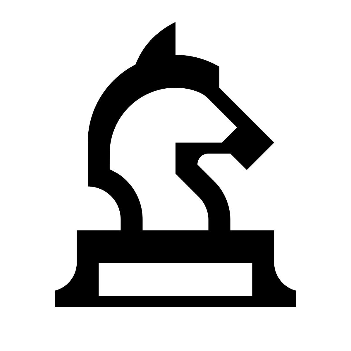 serif style cavalllo icon