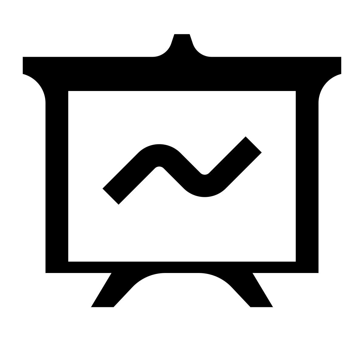 serif style statistics icon