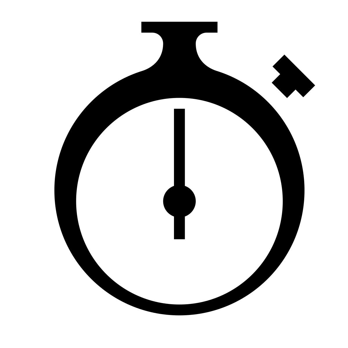 serif style chronomètre icon