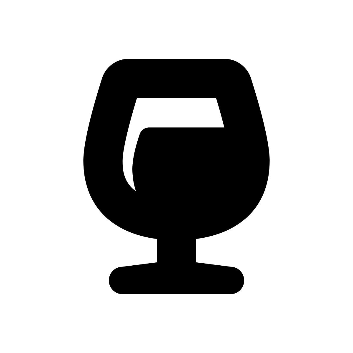 apple sf black filled style wine bar icon