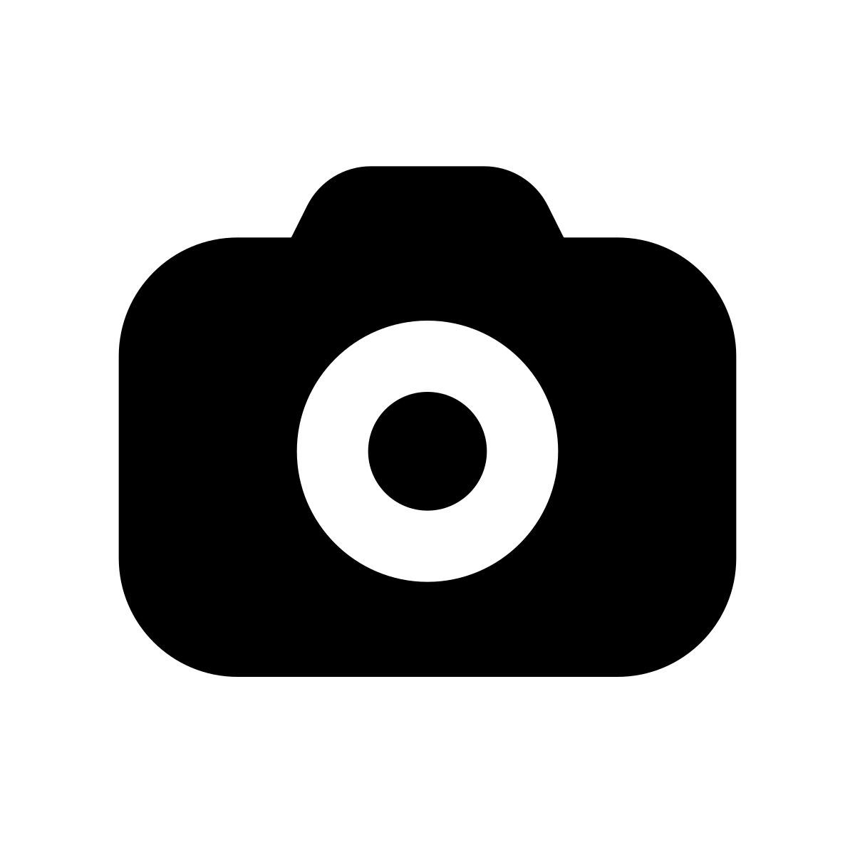 apple sf black filled style camera icon