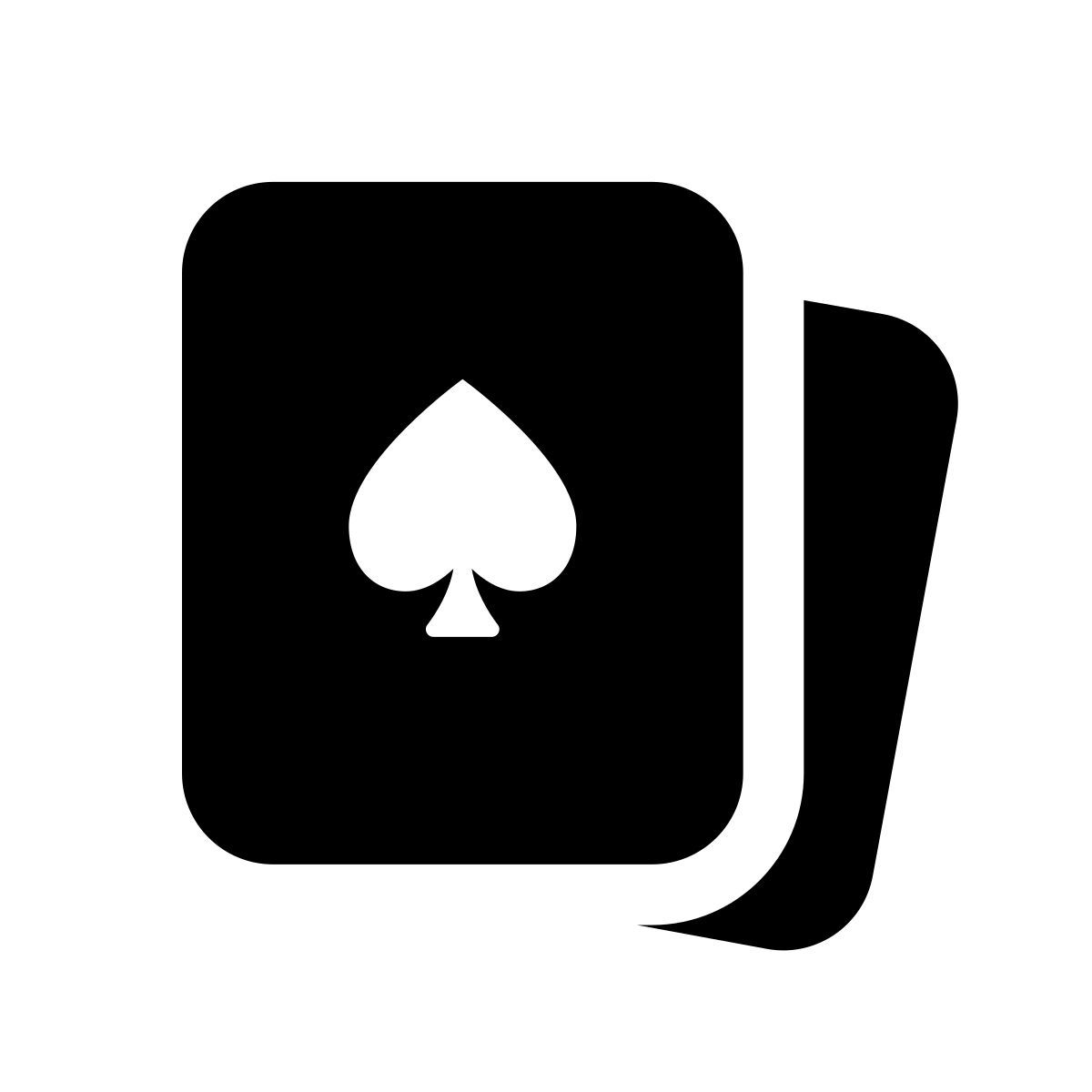 apple sf black filled style cards icon
