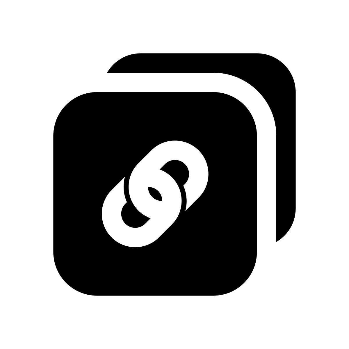 apple sf black filled style link kopieren icon