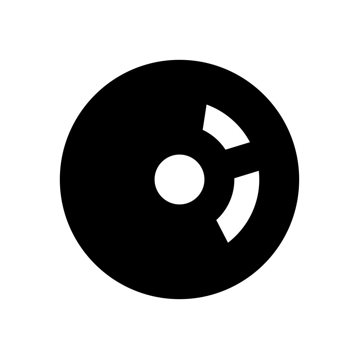 apple sf black filled style gráfico de anillos icon