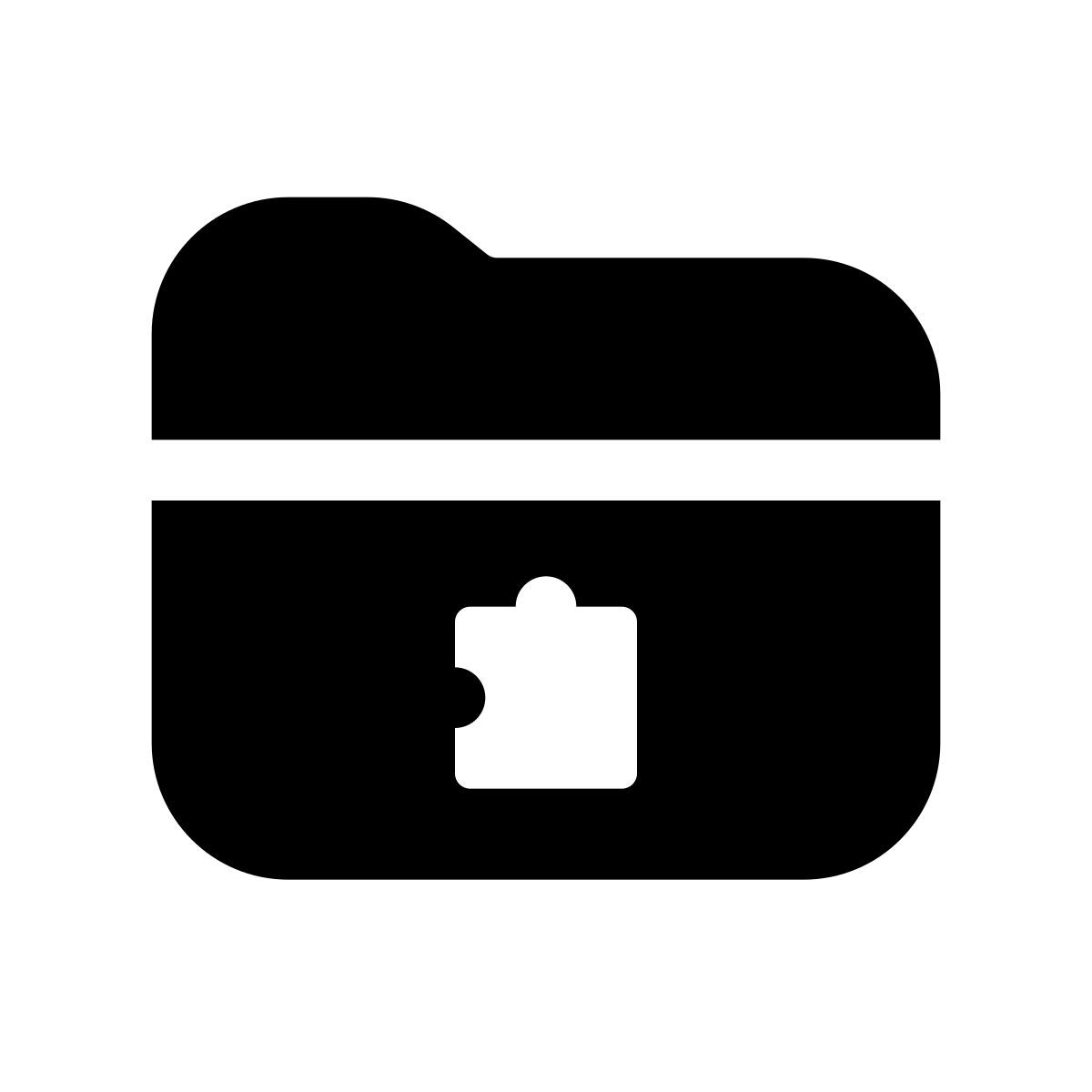 apple sf black filled style carpeta extensiones icon