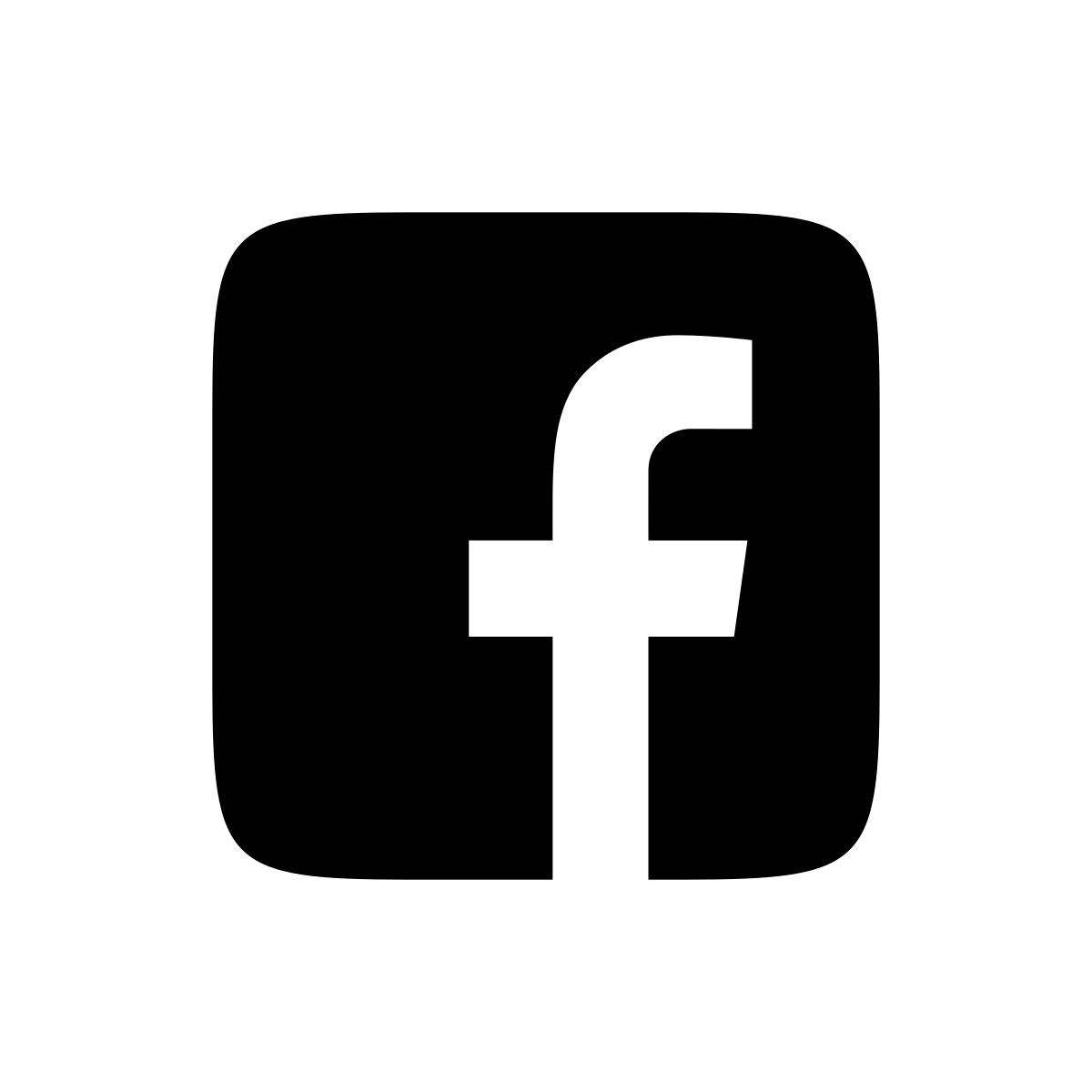 apple sf black filled style facebook icon
