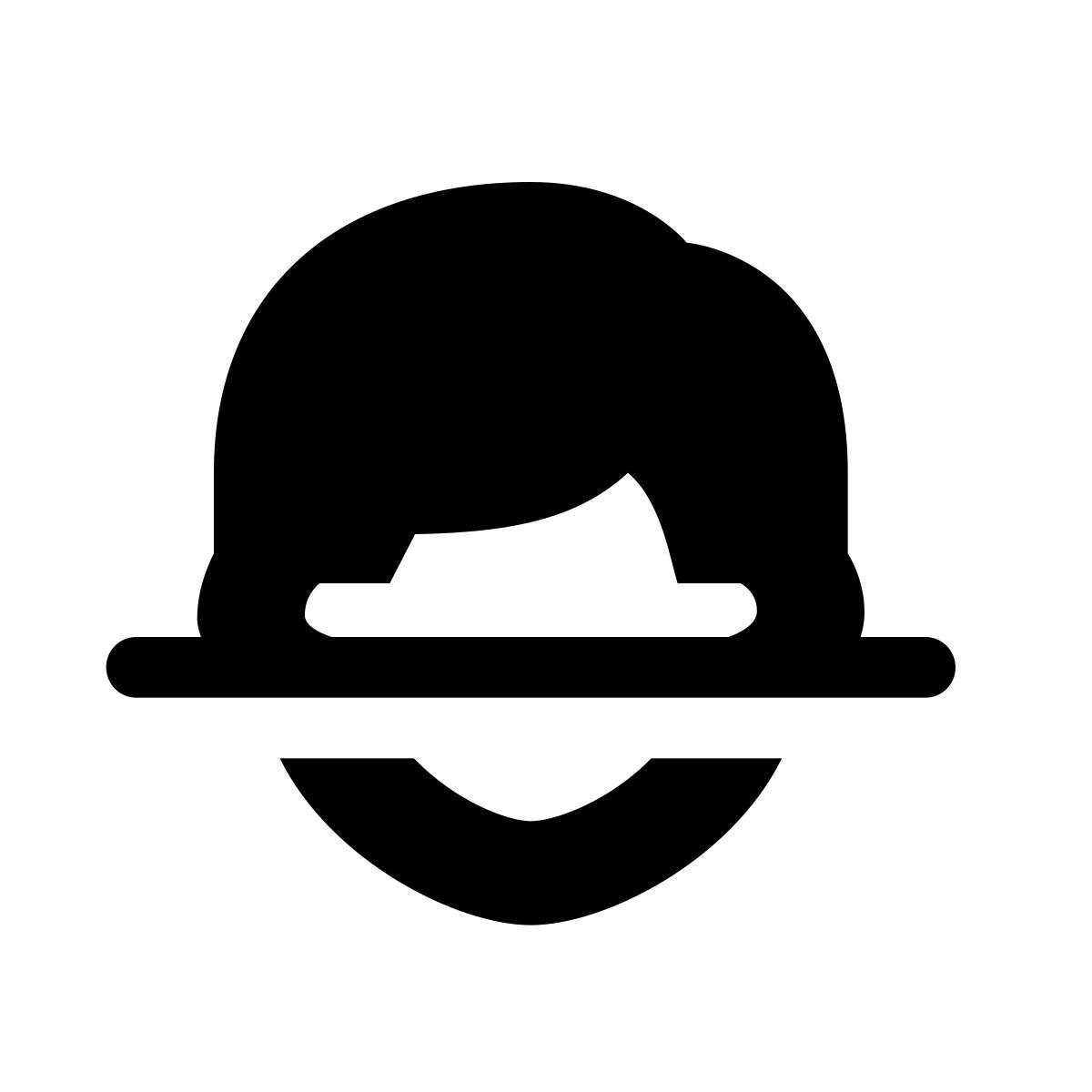 apple sf black filled style facial recognition icon