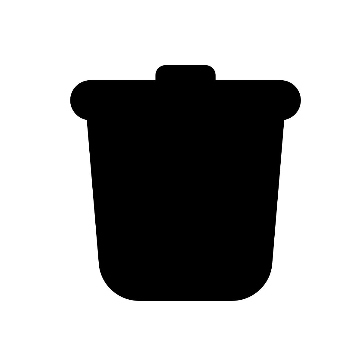 apple sf black filled style delete icon