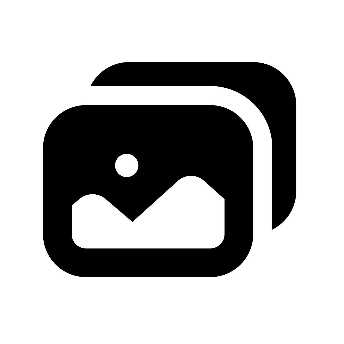 apple sf black filled style galería icon