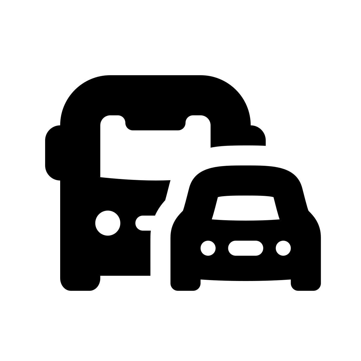 apple sf black filled style transporte terrestre icon