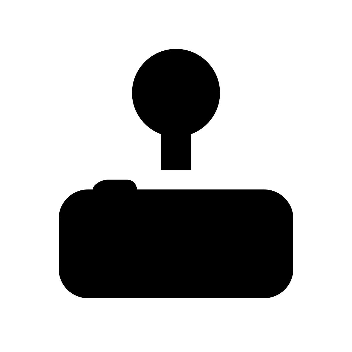 apple sf black filled style manette icon