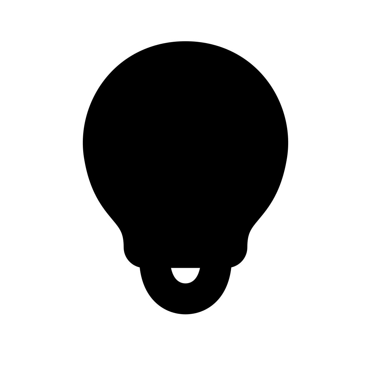 apple sf black filled style light icon