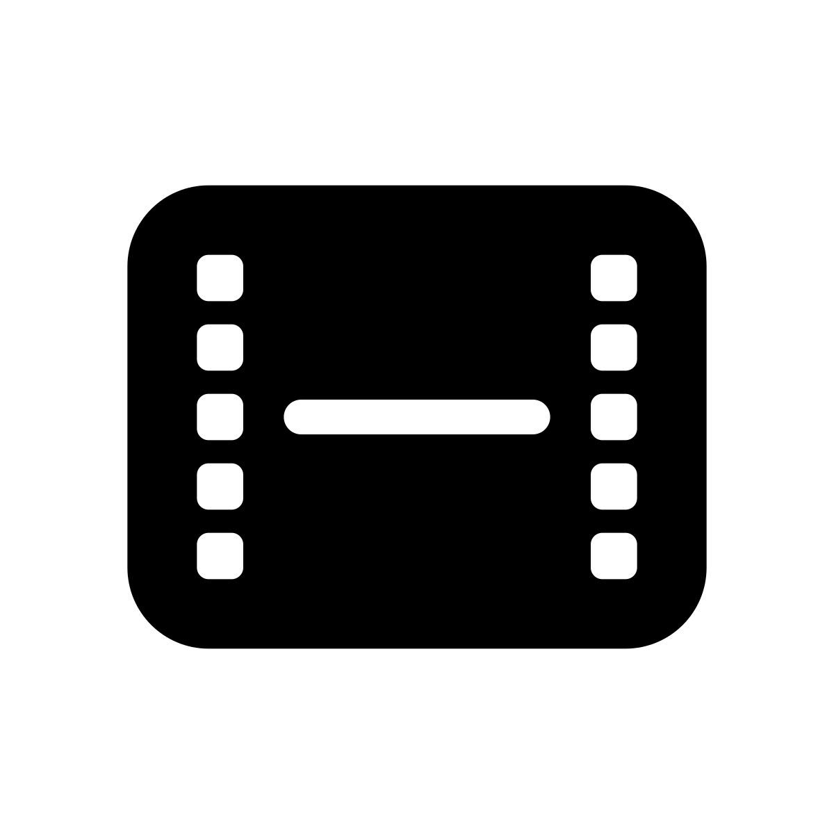 apple sf black filled style 电影 icon