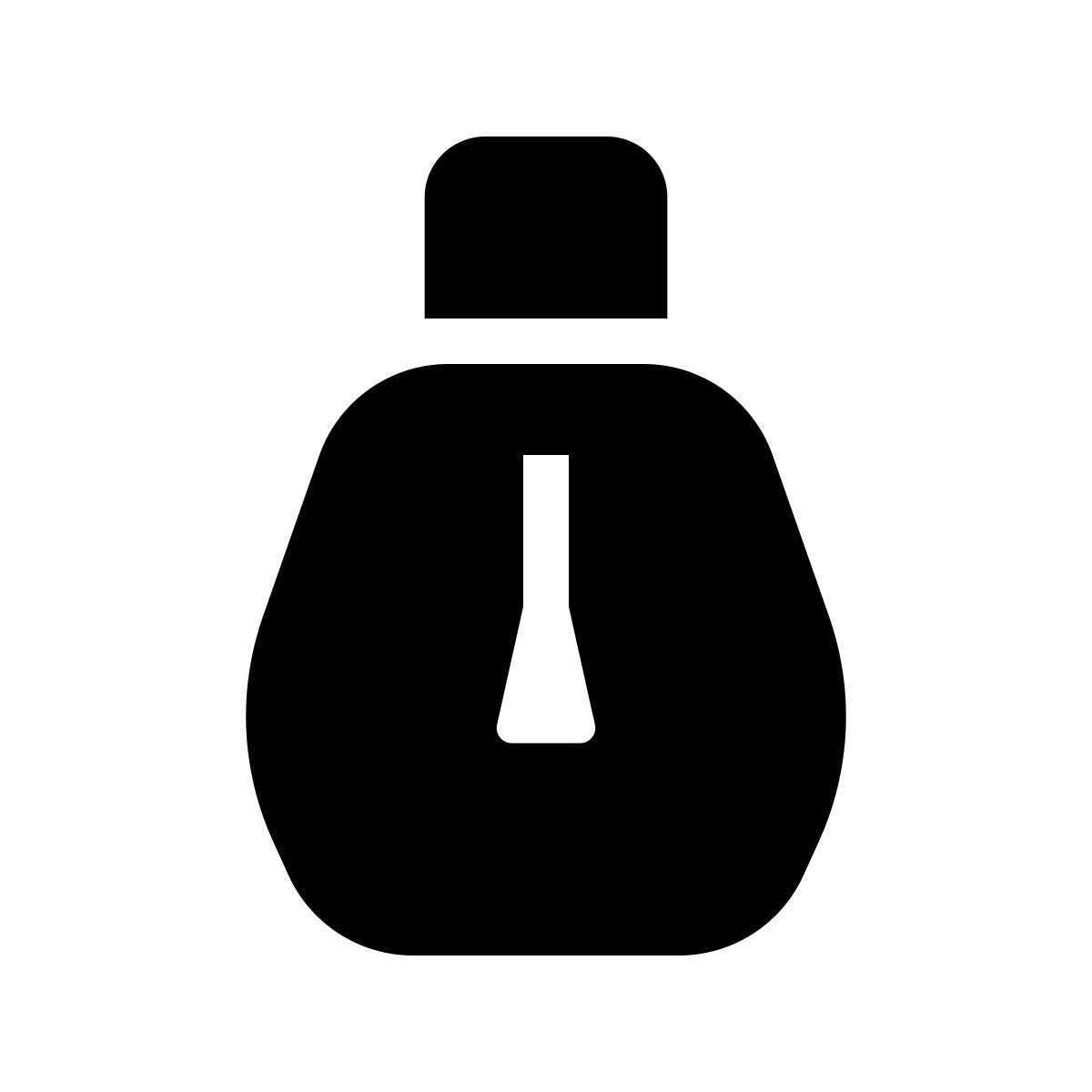 apple sf black filled style 指甲油 icon