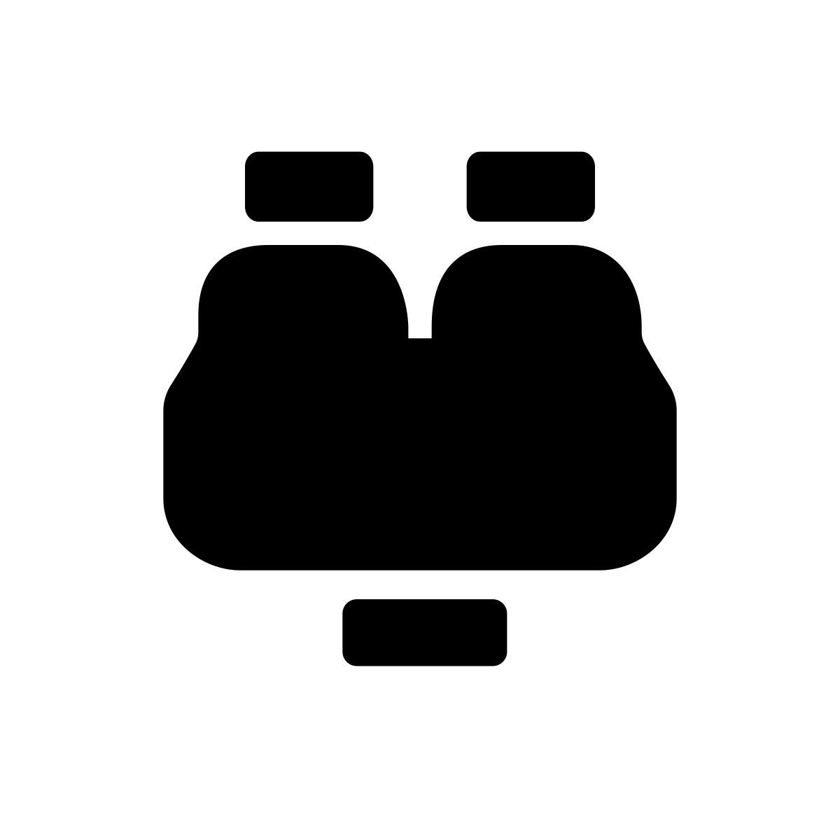 apple sf black filled style night vision icon