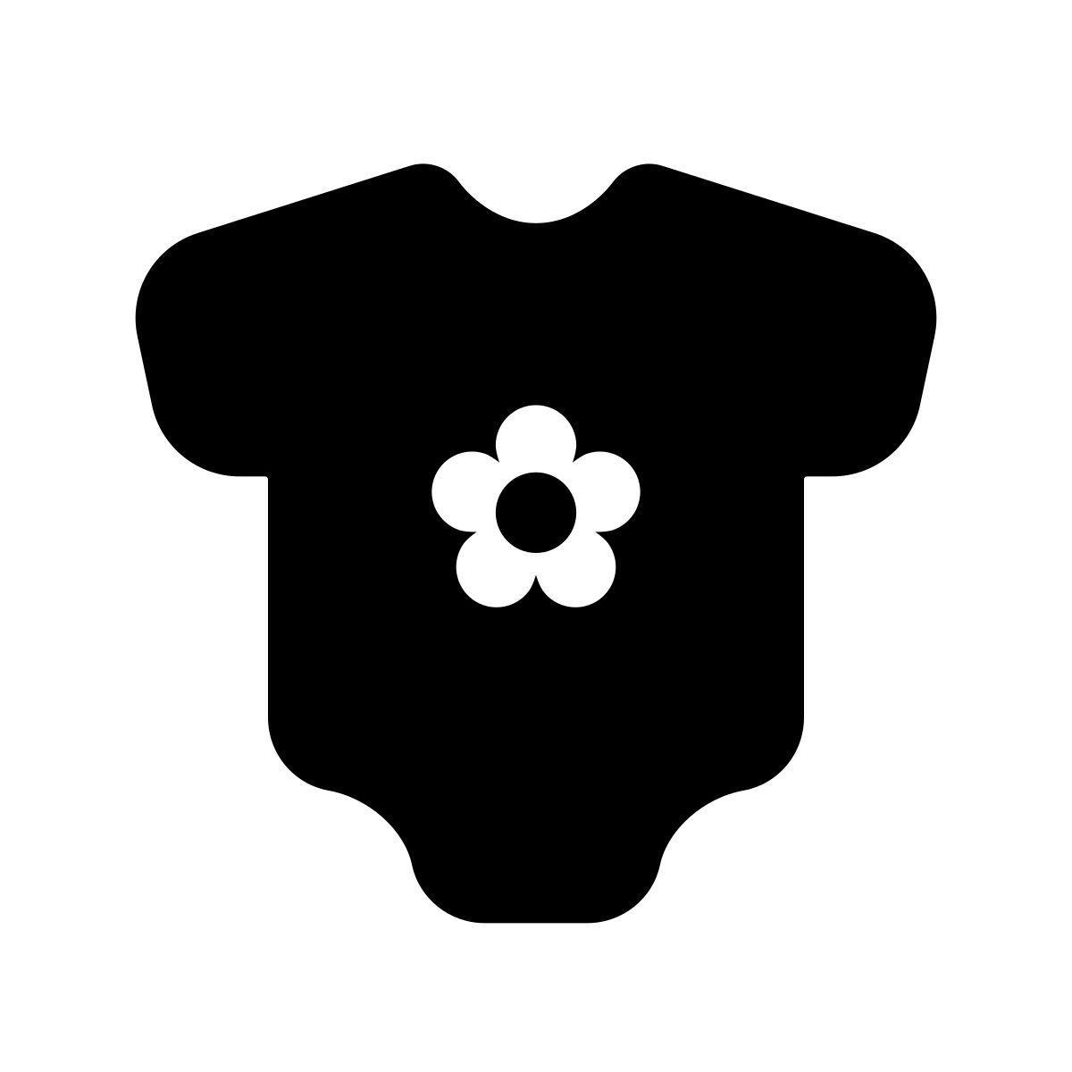 apple sf black filled style onesies icon