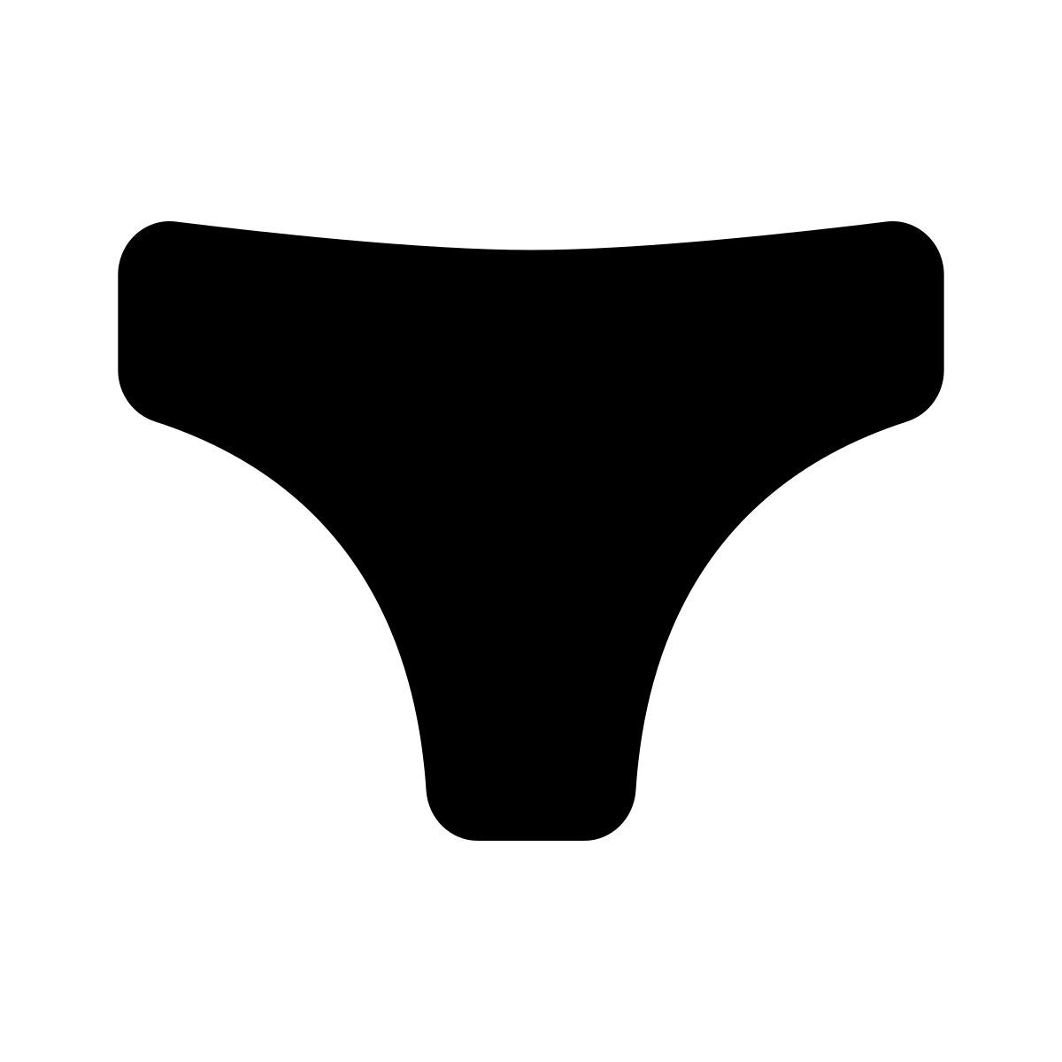 apple sf black filled style 여성 속옷 icon