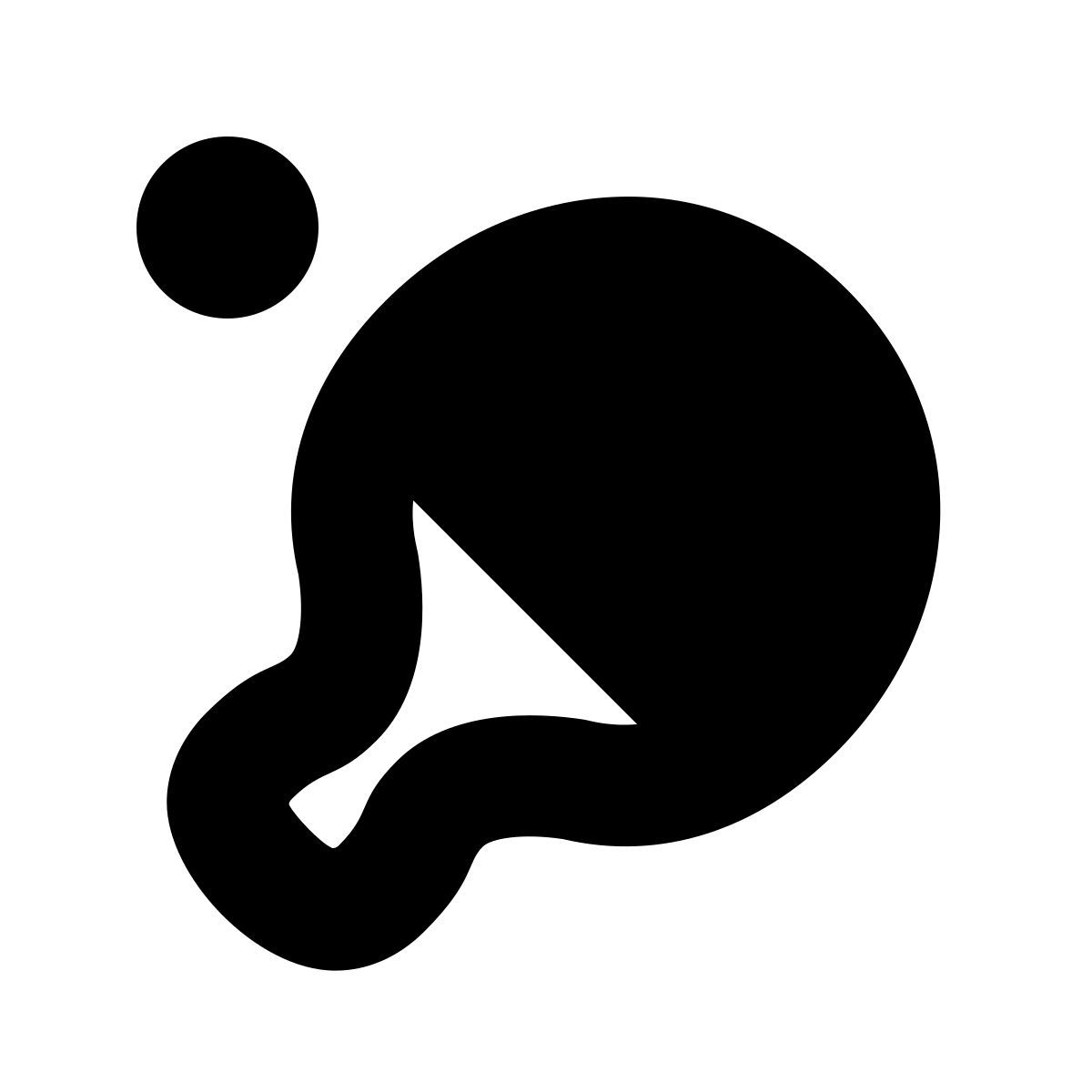 apple sf black filled style ping pong icon