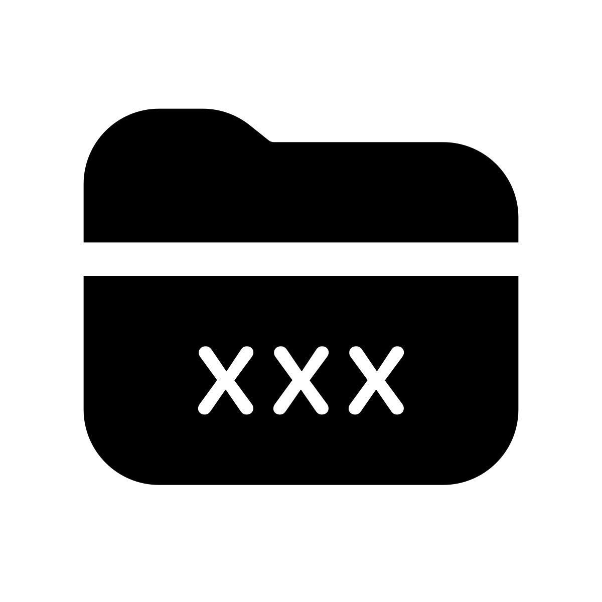 apple sf black filled style 色情文件夹 icon