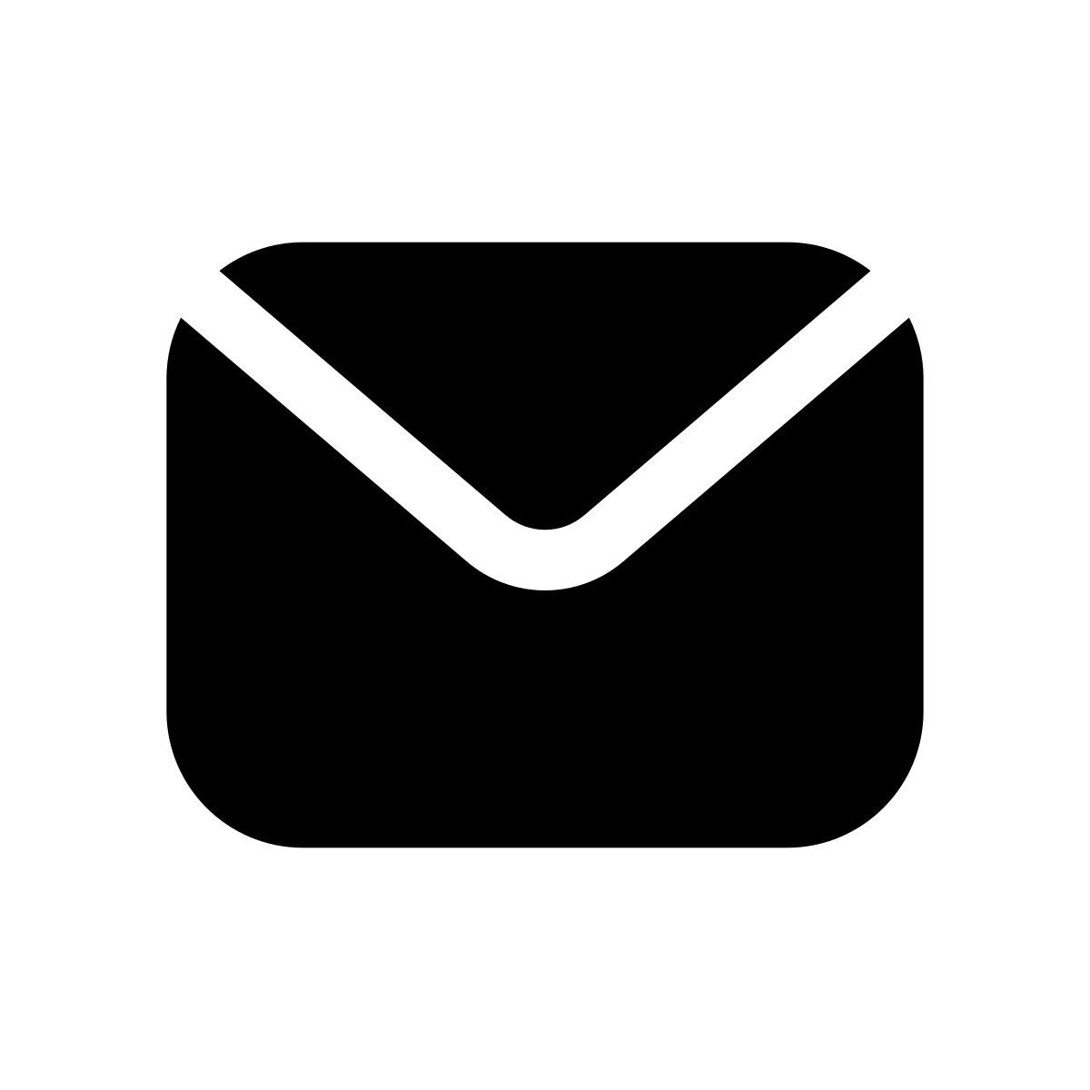 apple sf black filled style messaggio icon