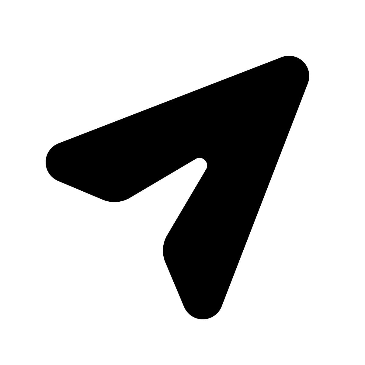 apple sf black filled style gesendet icon