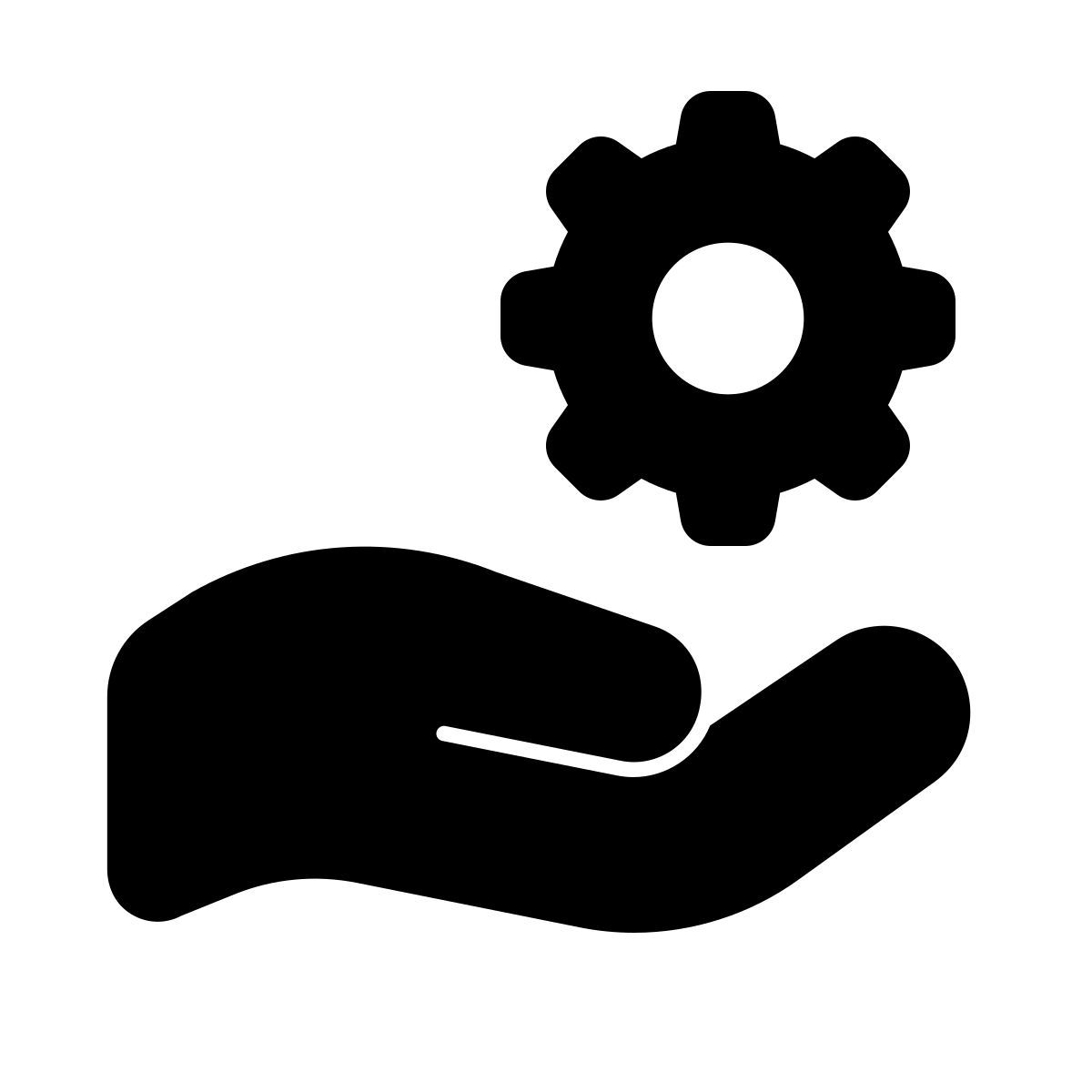 icono servicio apple sf black filled estilo