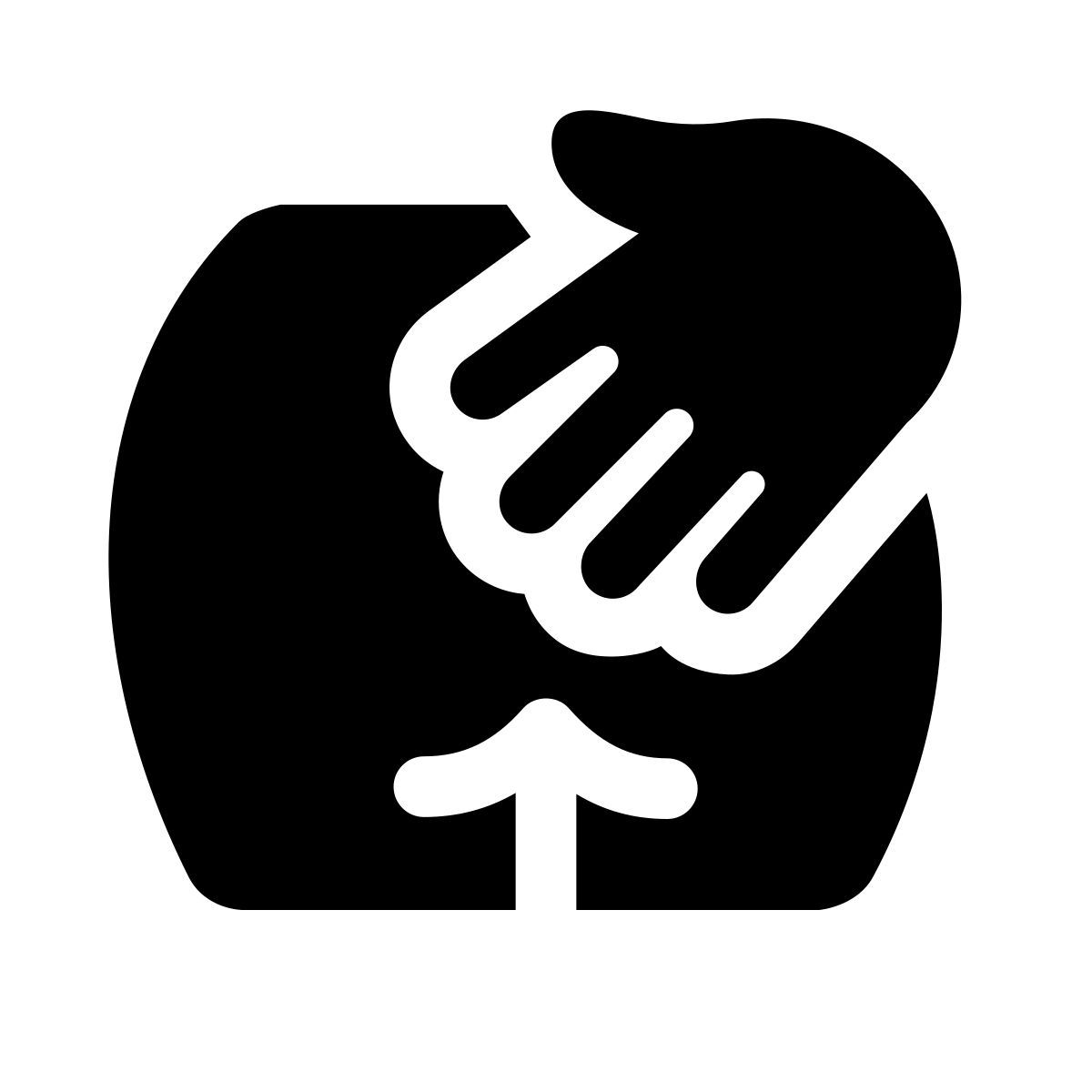 apple sf black filled style delincuente sexual icon