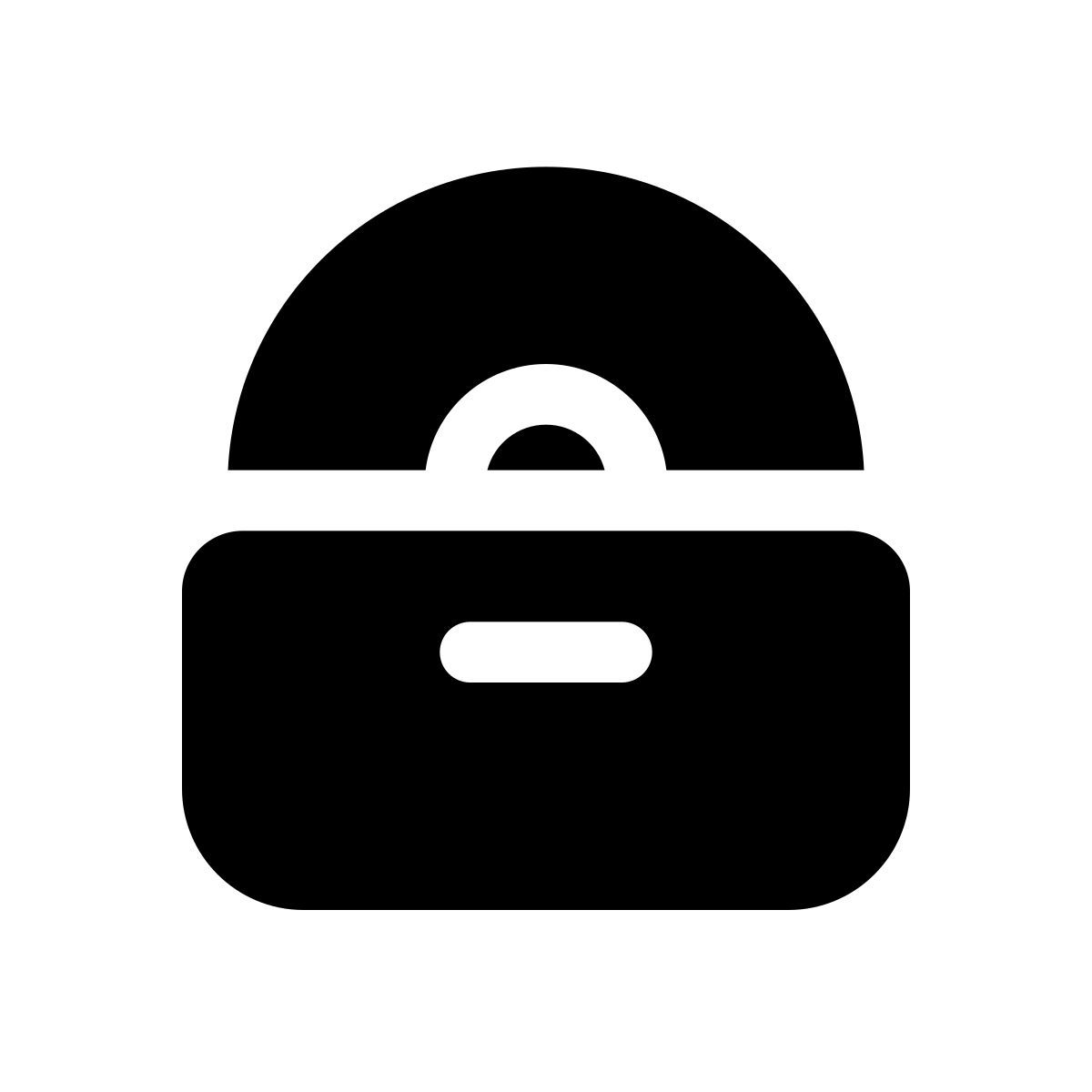 apple sf black filled style softwarehülle icon