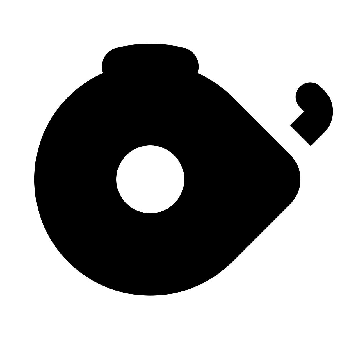 apple sf black filled style 줄자 icon